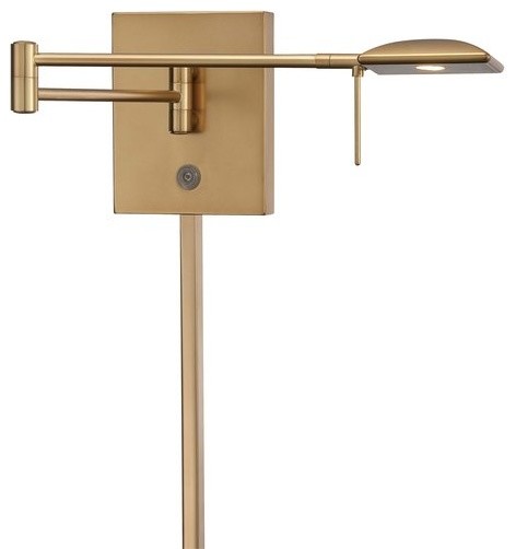 Kovacs P4328-248 LED Swing Arm Wall Sconce - Traditional - Swing Arm Wall Lamps - by Buildcom