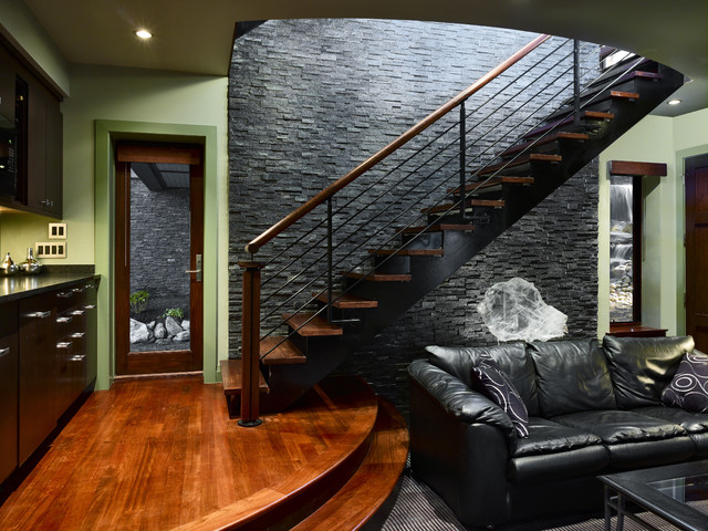 Glassy Mountain Staircase eclectic-staircase Eclectic Staircase Atlanta Eclectic Staircase Atlanta Glassy Mountain Staircase eclectic-staircase