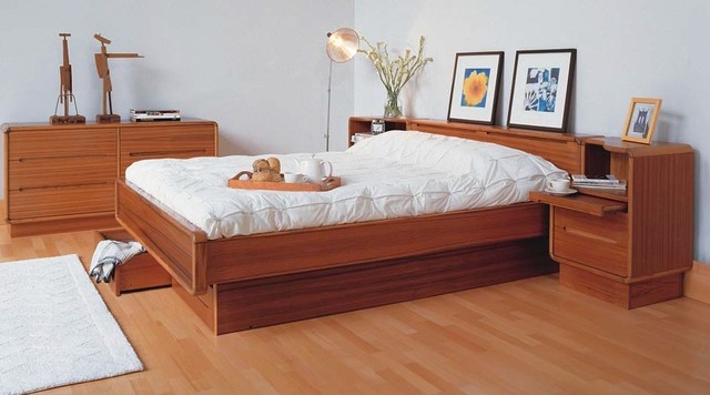 modern bedroom furniture teak