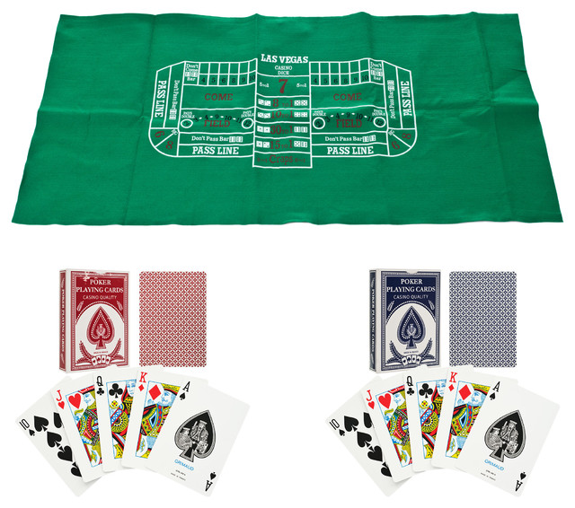 Four card poker table layout