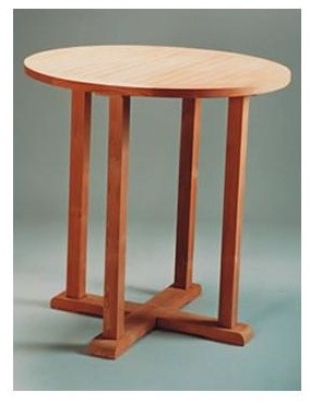 Bahama 39 in Round Bar Table Unfinished Contemporary