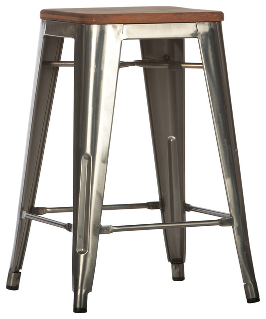 Farmhouse Counter Stool rustic-bar-stools-and-counter-stools