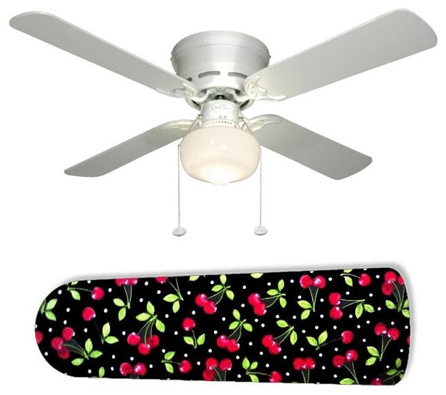 Red Wire Ceiling Fan With Remote