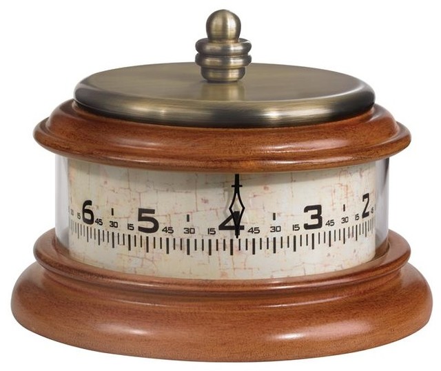 Bulova Tolland Tape MeasureStyle Clock Transitional Desk And