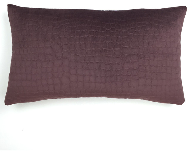 faux crocodile pillow