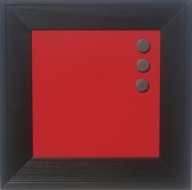 Retro Color BoardsCustom Color Dry Erase Board, Brilliant Red, 8x8 Modern