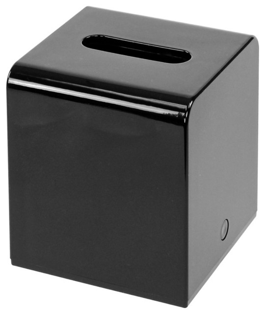 Shiny Square Black Tissue Cover Made of Thermoplastic Resins