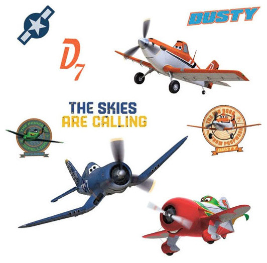 Disney Planes Wall Stickers 43 SelfStick Decals Contemporary Wall