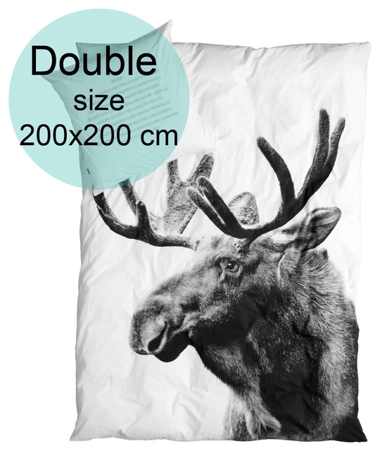 By Nord Moose bed linen double size 200x200 cm Modern Duvet Covers And Duvet Sets