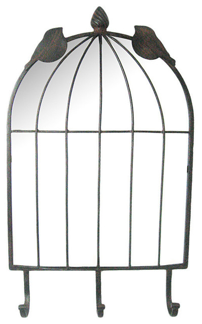 Metal Bird Cage Wall Decor - Vintage Metal Bird Cage Home Decor #Decor