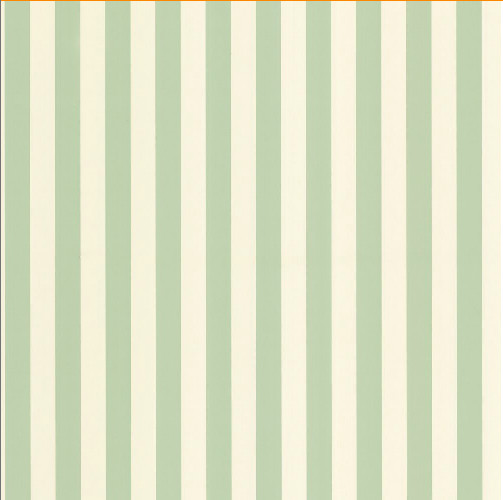 Green Pastel Two-Tone Stripe Wallpaper - Traditional - Wallpaper - by