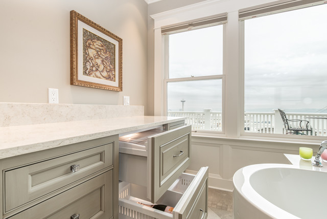 Queen Anne Bathroom - Traditional - Bathroom - seattle - by Savvy ...