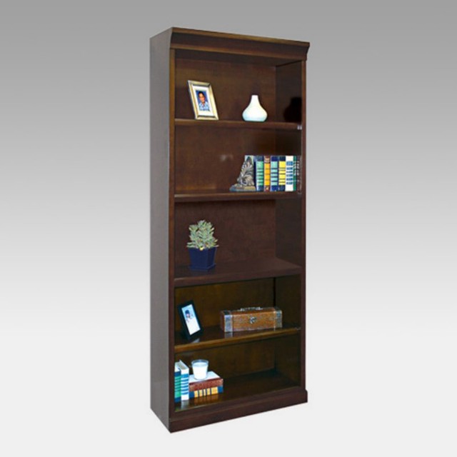 Martin Fulton Wood Bookcase - Espresso - FL3072 contemporary-bookcases