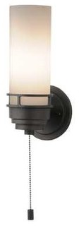 Contemporary Single-Light Sconce with Pull-Chain Switch - 203-78 - Transitional - Wall Sconces ...