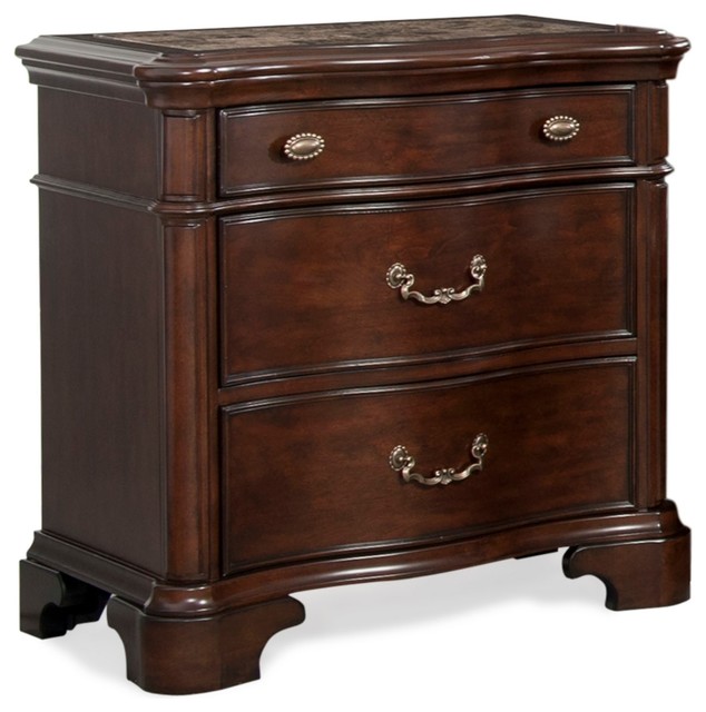 Tomlyn Nightstand Traditional Nightstands And Bedside Tables by