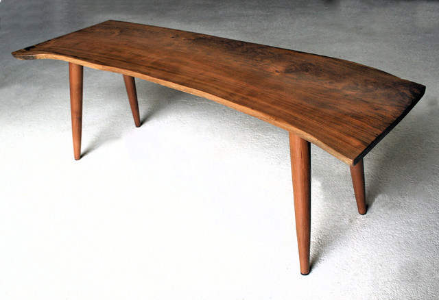 Mid Century Modern Oval Coffee Table