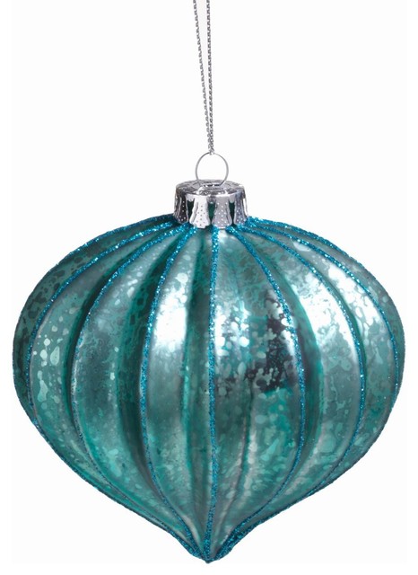 ribbed onion shaped ornaments set of 12 contemporary ribbed onion shaped ornaments set of 12 contemporary