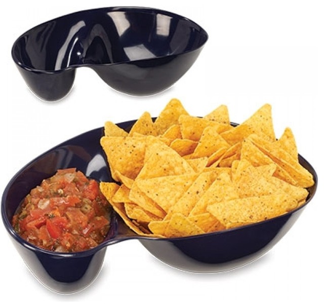 Melamine Chip and Dip Bowl Contemporary Chip And Dip Sets by