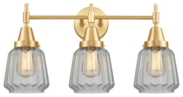 Innovations W Sg G Light Bath Vanity Light Satin Gold