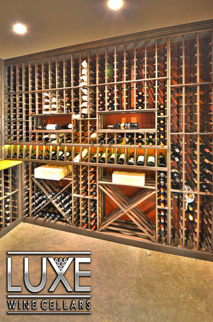 Modern Wine Cellar Seattle Luxe Wine Cellars - 1,500 bottle cellar modern-wine-cellar