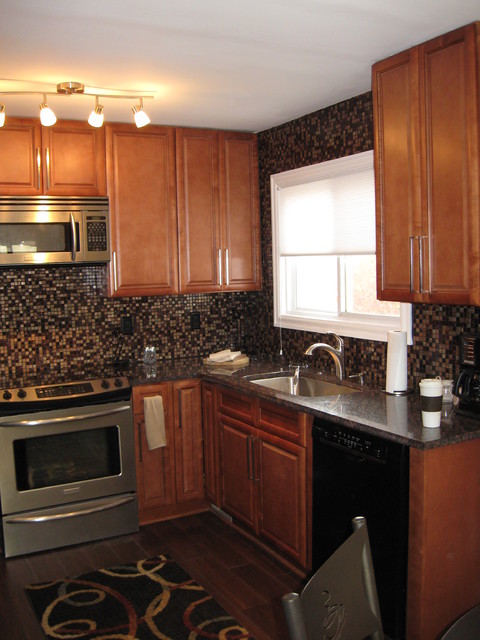 K-Series Cinnamon Glaze Kitchen Cabinets - Eclectic - new york - by