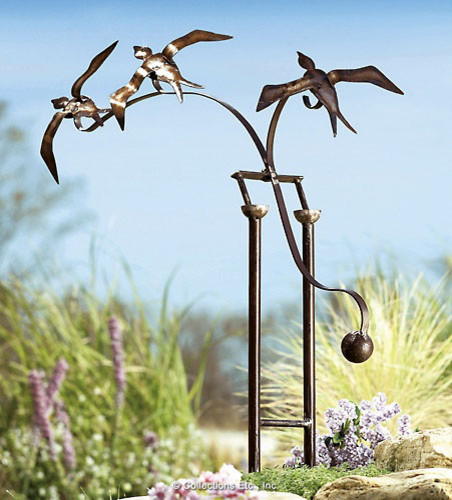 Birds In Flight Eclectic Garden Statues And Yard Art By Collections Etc 