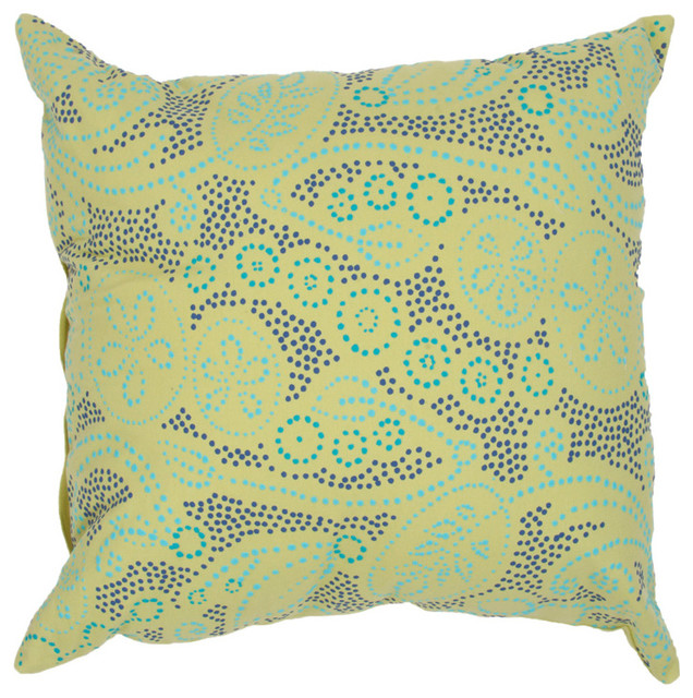 Kyoto Pillow, Palm Leaf Set of 2 contemporary-decorative-pillows