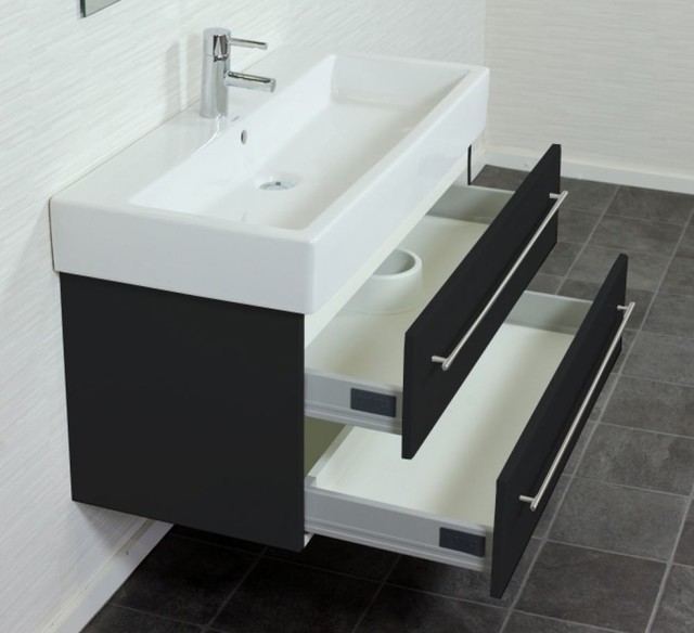 Waschtisch Waschbecken schwarz