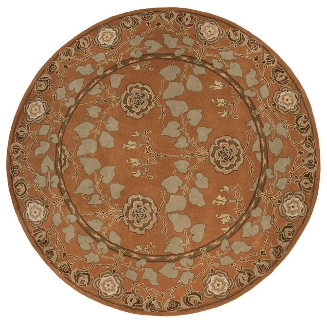 Jaipur Rugs HandTufted Arts and Craft Wool Orange/Green Area Rug, 8