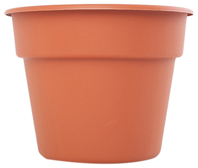 Bloem Patio Lawn Garden 20" Dura Cotta Plastic Planter Terra Cotta