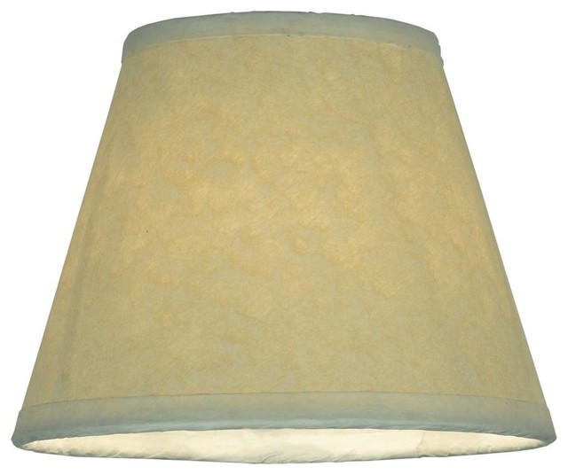Aged Celadon Parchment Replacement Shade contemporary-lamp-shades