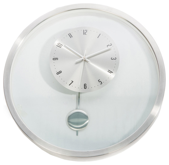 Hsn 20inch Kartell Midcentury Modern Pendulum Wall Clock