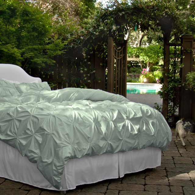 The Valencia Mint Green Duvet Set Modern Duvet Covers And Duvet