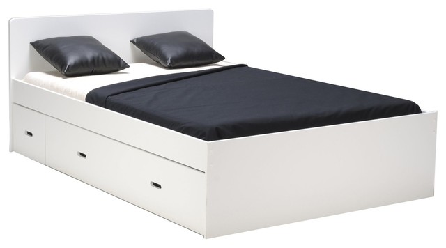 lit avec coffre de rangement alinea