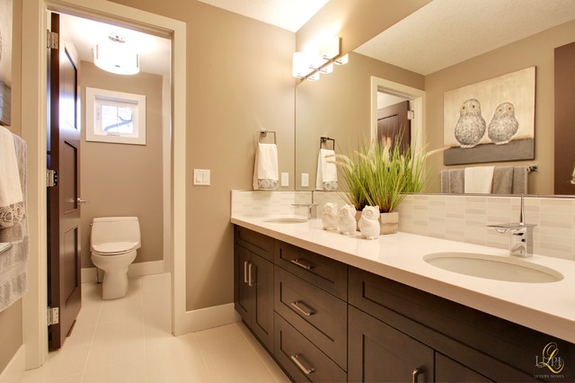  Show Home  Transitional  Bathroom  calgary  by Lupi Luxury Homes