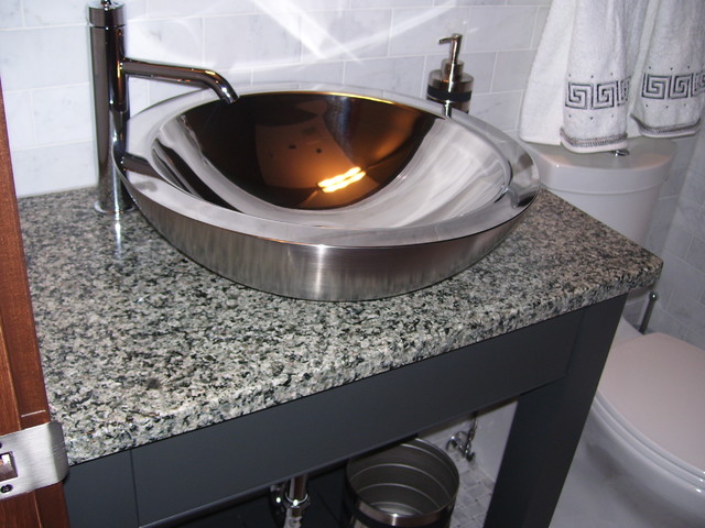 Stainless Steel Vessel Bowl - Modern - Bathroom Sinks ...