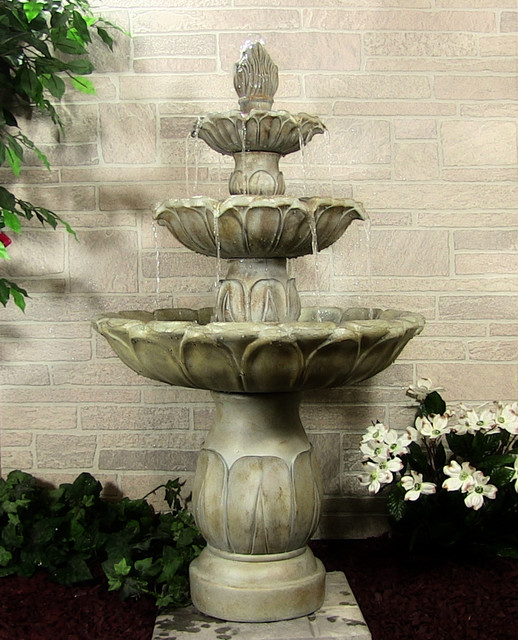 Classic Tulip 3 Tier Fountain