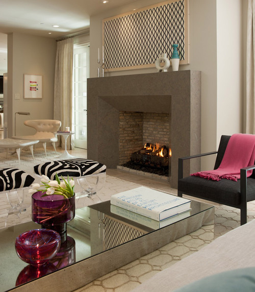 Sleek Fireplace Design