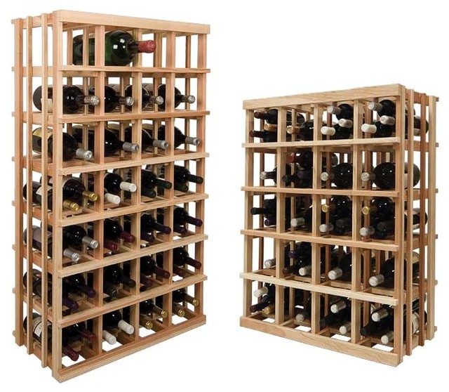 Magnum Bottle Rack; Vintner Rustic Pine, Unstained 3 Foot