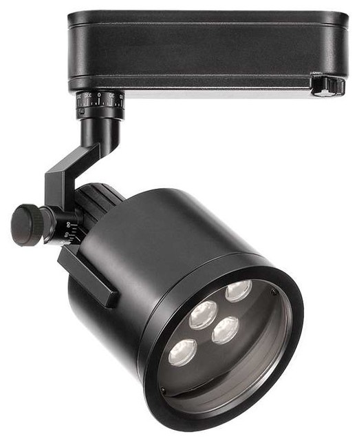 WAC Lighting WH 277V LED Track Spot 10 Warm 3000K, Black