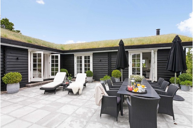 Boligstyling af sommerhus i hornbæk skandinavisk terrasse ...
