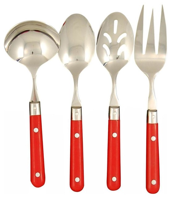 serving utensils flatware Hostess Flatware Red Pc. Set sets 4 utensils Milano serving contemporary serving utensils flatware Hostess Flatware Red Pc. Set sets 4 utensils Milano serving contemporary