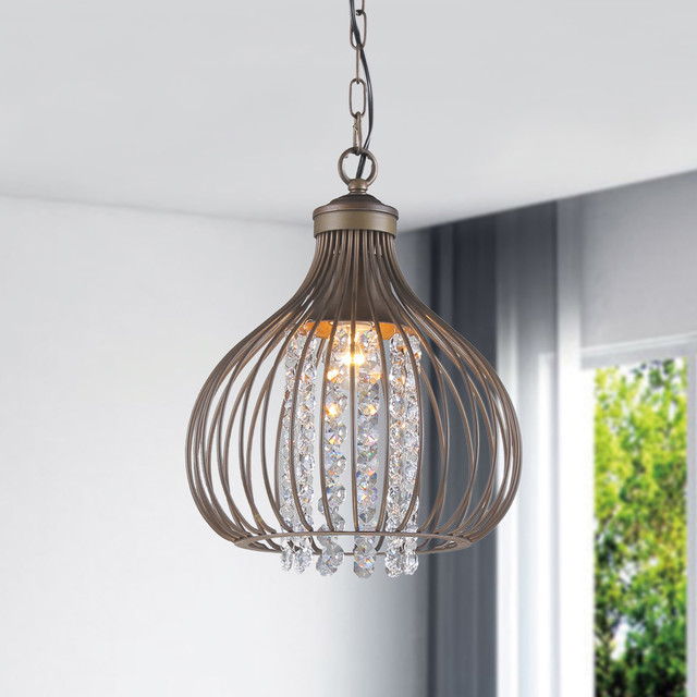 Antique Copper Crystal Chandelier Antique Copper Crystal Chandelier