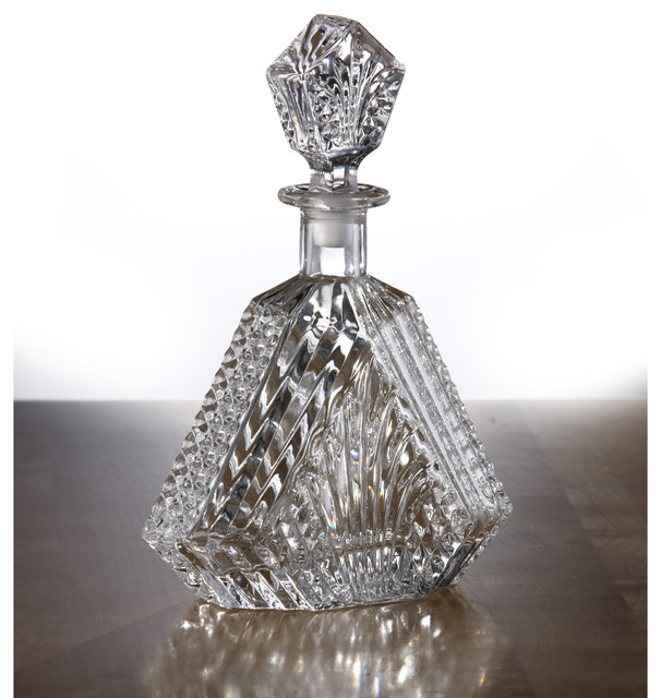 Fifth Avenue Crystal Wellington 20oz Glass Crystal Whiskey Decanter