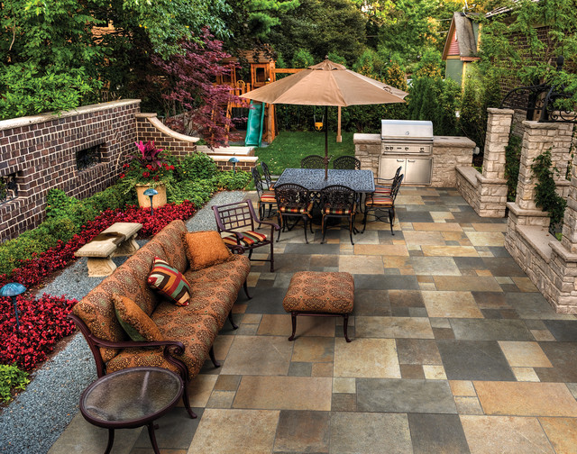 Juliet's Courtyard - Traditional - Wall And Floor Tile - by Mediterranea