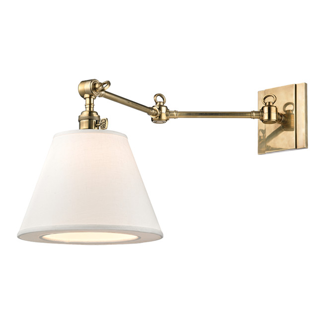 Restoration Warehouse Hillsdale Horizontal Wall Sconce-Aged Brass - Traditional - Wall Sconces ...