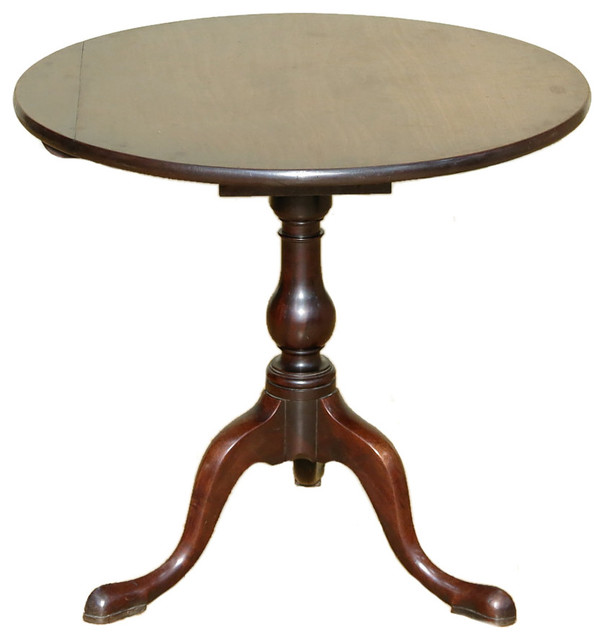 Consigned c1760 Antique Mahogany Occasional Tripod Tilt Top Swivel