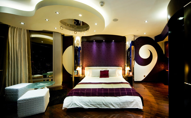 Luxury Apartment designed in The Burj Khalifa - Éclectique - Chambre