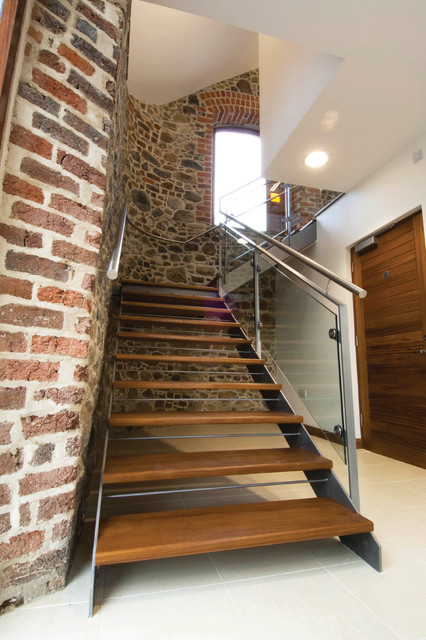 Eclectic Staircase Cairns Barn Studio eclectic-staircase