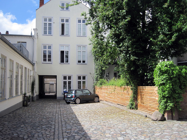 Nitsches hof", lübeck innenstadt, präsentiert am tag der architektur